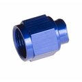 Redhorse FITTINGS 10 AN Threaded Cap Anodized Blue Aluminum Single 929-10-1